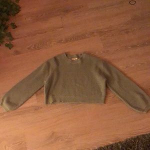 Light sage sweater from pacsun